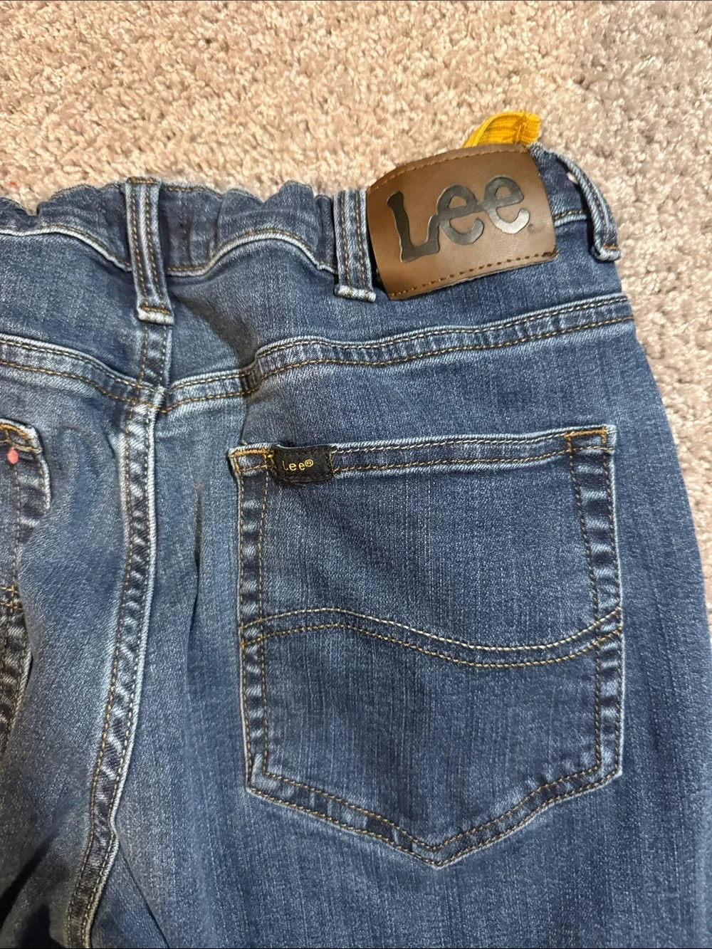 Lee boys Medium Blue Straight Leg Jeans